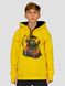 Kid's hoodie "Spacy Capy Mood (Capybara)", Light Yellow, XS (110-116 cm)