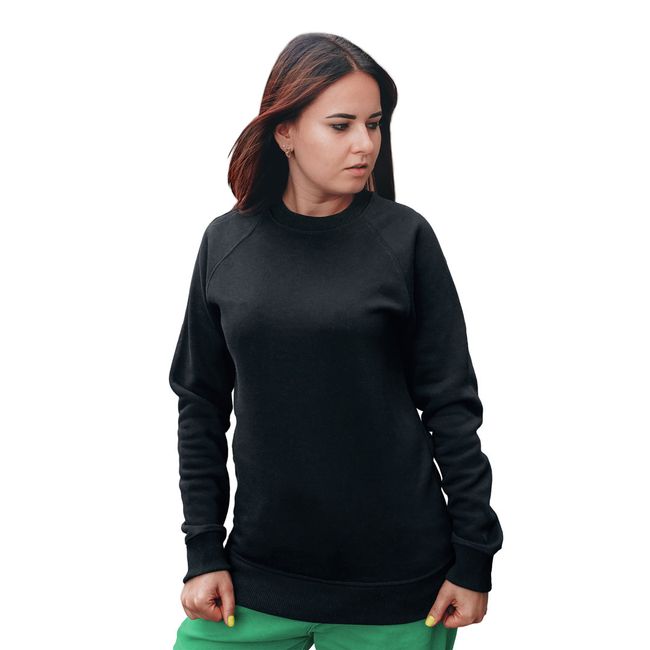 Women's Sweatshirt "Basic", Black, M