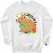 Men's Sweatshirt "Capybara", White, XS