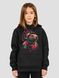 Kid's hoodie "Spacy Capy Mood (Capybara)", Black, XS (110-116 cm)