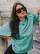 Women's T-shirt Oversize &ldquo;Drama Mood&rdquo;, Light emerald, L
