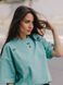Women's T-shirt Oversize &ldquo;Drama Mood&rdquo;, Light emerald, L