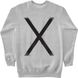 Men's Sweatshirt “X”, Gray, XS
