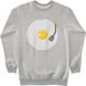 Women's Sweatshirt “Omlet Vinyl”, Gray, XS