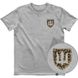 Men's T-shirt “Leopard Armed Forces of Ukraine”, Gray melange, XS
